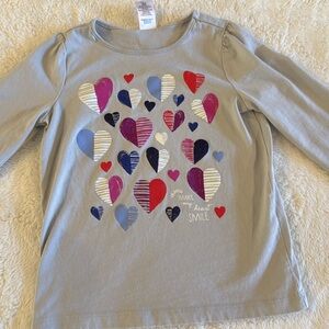 Valentine’s Day Gymboree heart tee size 7